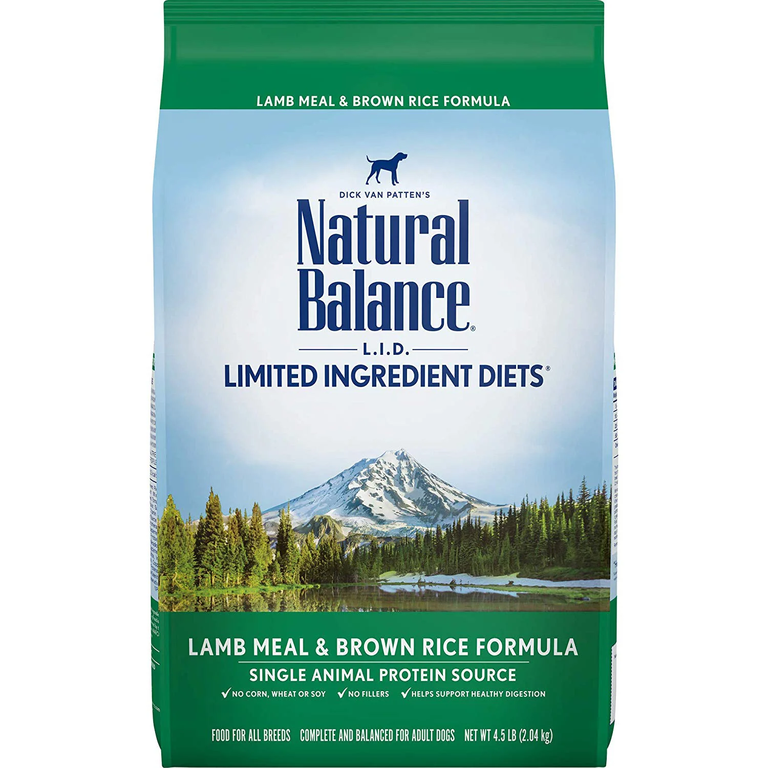 Natural Balance Limited Ingredient Diets Lamb Meal & Brown Rice Formula Dog Food, 26 lb