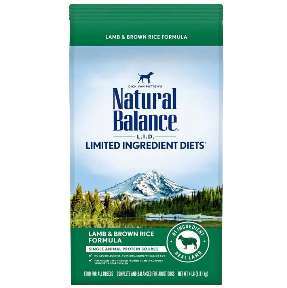 Natural Balance Limited Ingredient Diets Lamb Meal & Brown Rice Formula Dog Food, 26 lb - Image 3