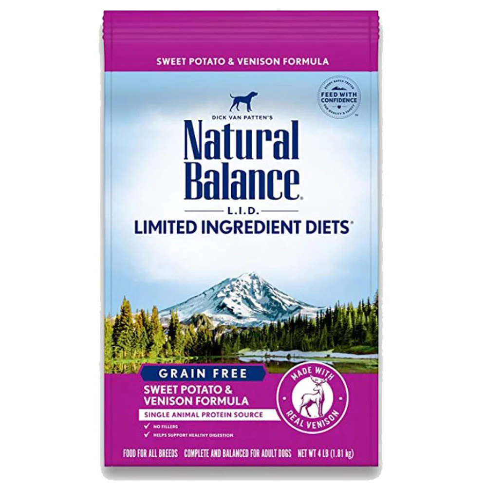 Natural Balance Limited Ingredient Diets Venison & Sweet Potato Formula Dog Food, 22lb - Image 2