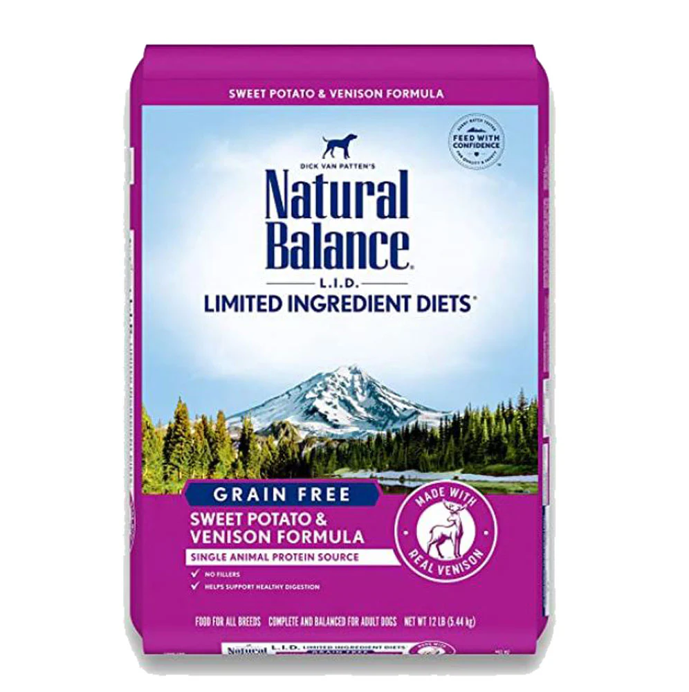 Natural Balance Limited Ingredient Diets Venison & Sweet Potato Formula Dog Food, 22lb - Image 3