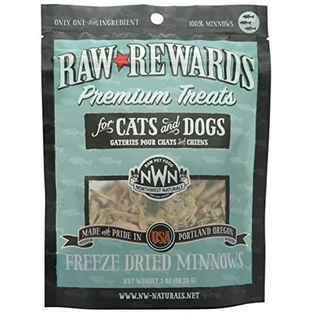 Northwest Naturals, Freeze-Dried Minnow Treats, 1 oz.