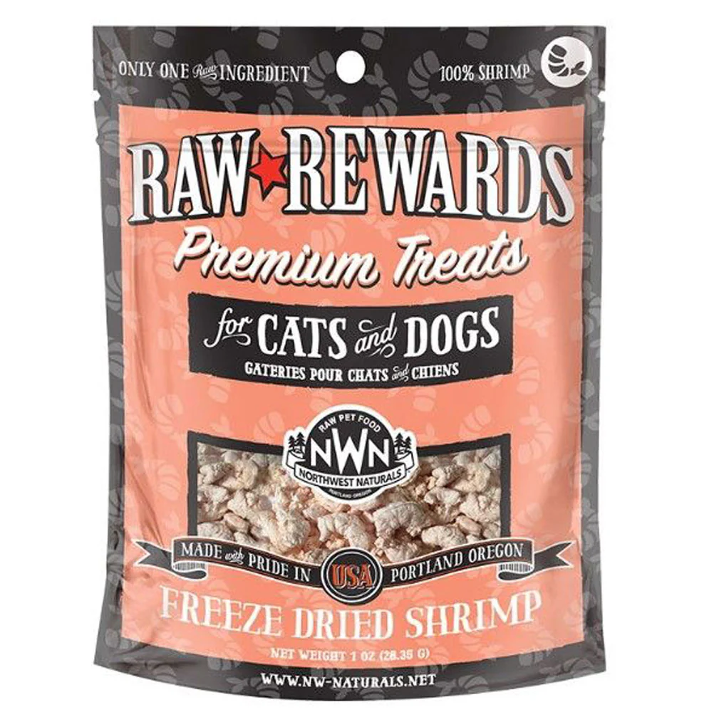 Northwest Naturals, Freeze-Dried Shrimp Treats, 1 oz.