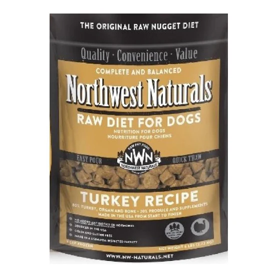 Northwest Naturals Frozen Turkey Nuggets, 6 lb