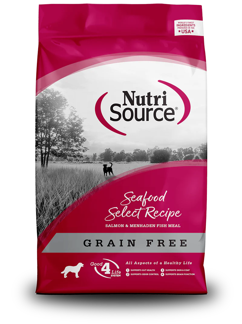 Nutrisource, Grain-Free Seafood Select Dry Dog Food, 26 lb