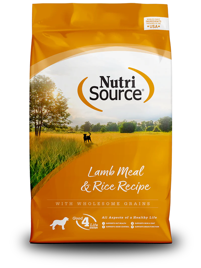 NutriSource Lamb Meal & Rice Formula, 30 LB
