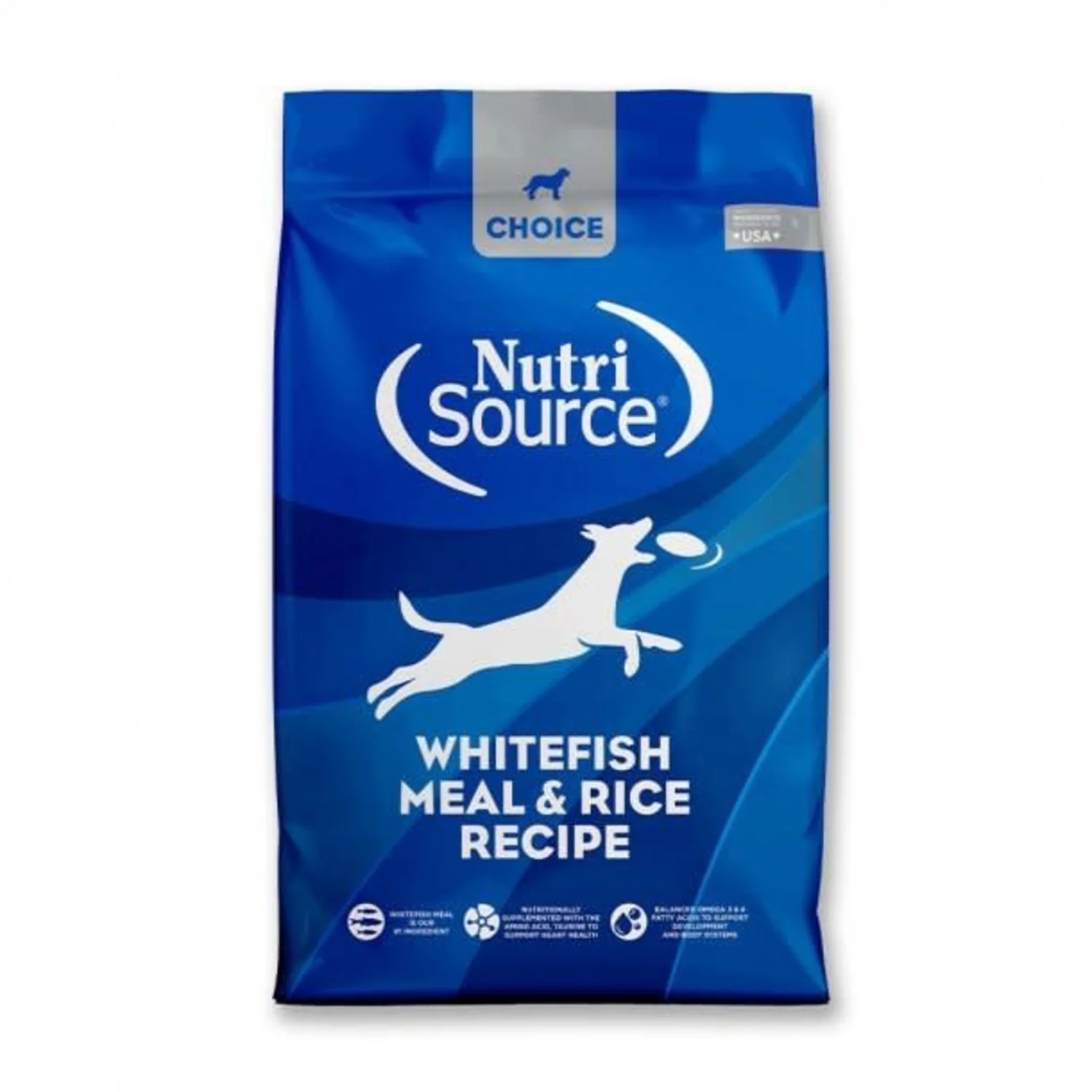 Nutrisource, Whitefish Meal & Rice Recipe Dog Food, 40 lb