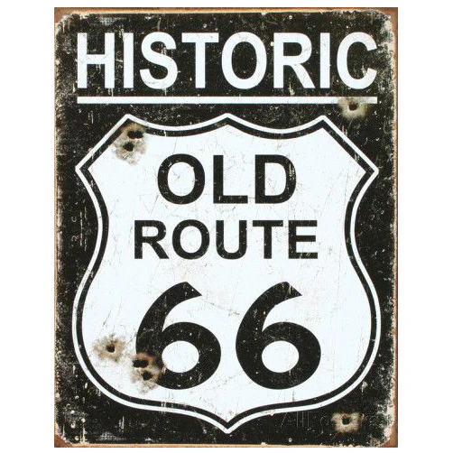 Old Route 66 Sign