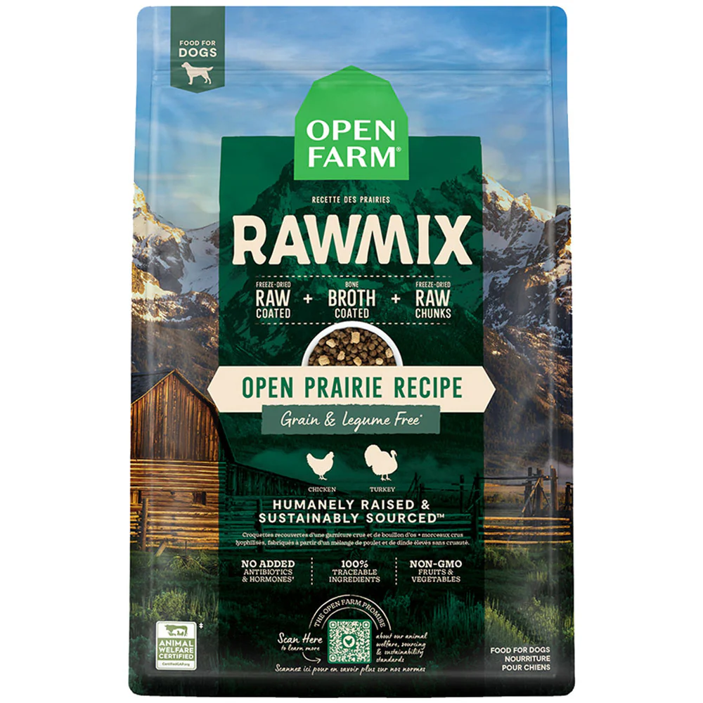 Open Farms, Grain Free Rawmix Prairie, 3.5 lb