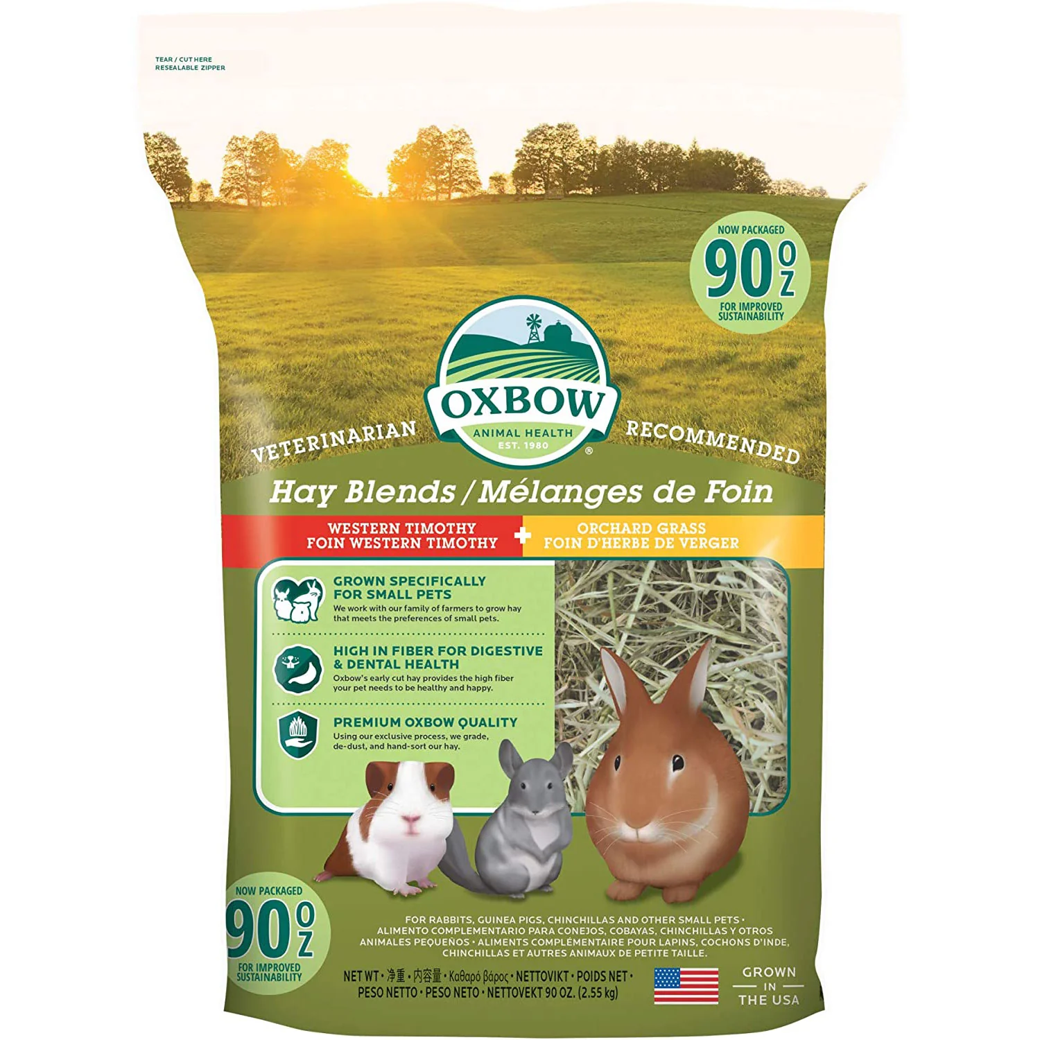 Oxbow Hay Blends - Western Timothy & Orchard Grass - 90 oz. - Image 5