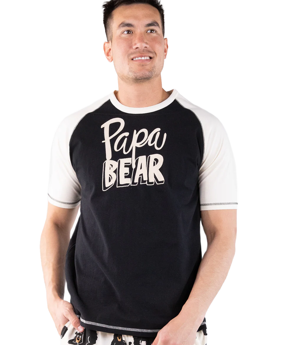 Lazy One - Papa Bear Men's PJ Tee