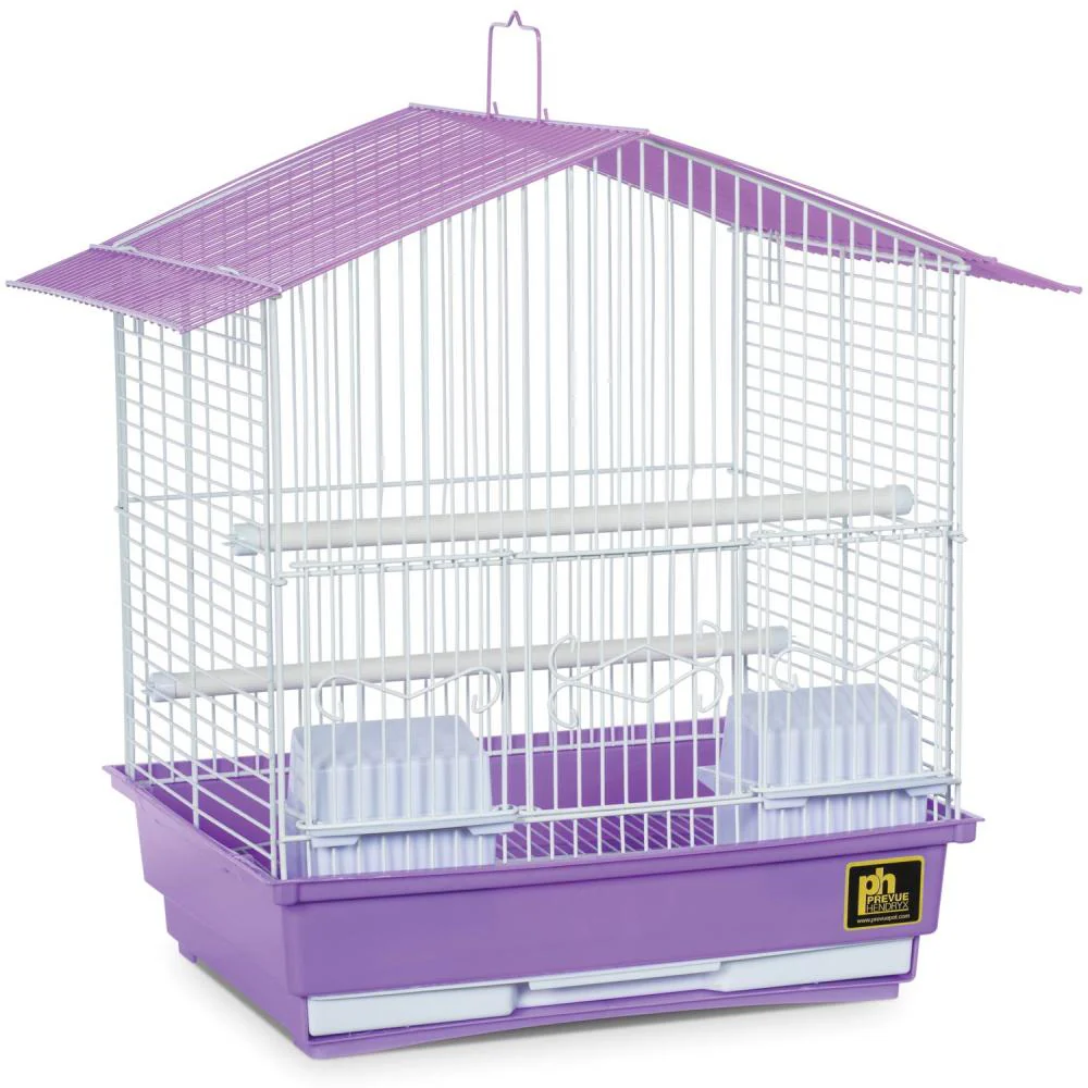 Parakeet Pastel Bird Cage, 13.5"L x 11"W x 16"H - Image 5