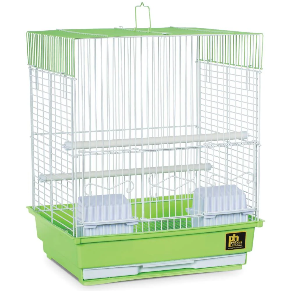 Parakeet Pastel Bird Cage, 13.5"L x 11"W x 16"H - Image 6