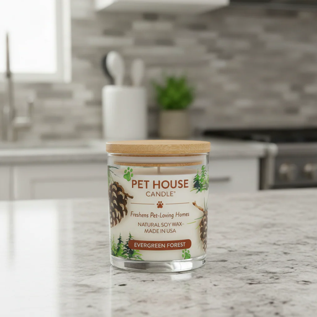 Pet House, Evergreen Candle - Image 3