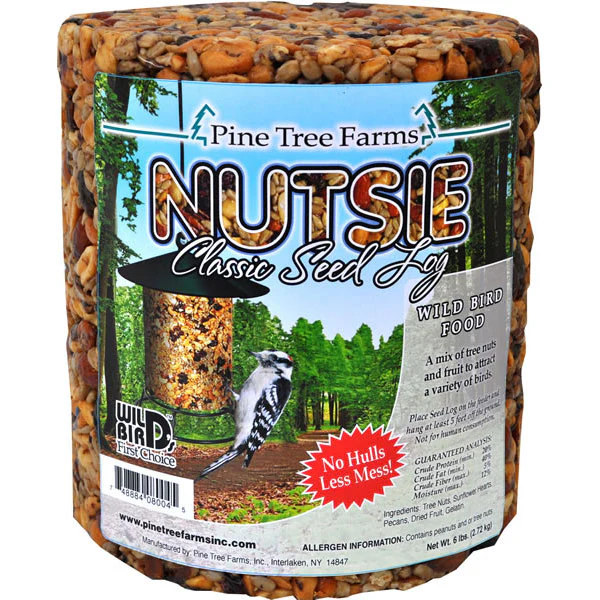 Pine Tree Farms Nutsie Classic Seed Log, 80 oz.