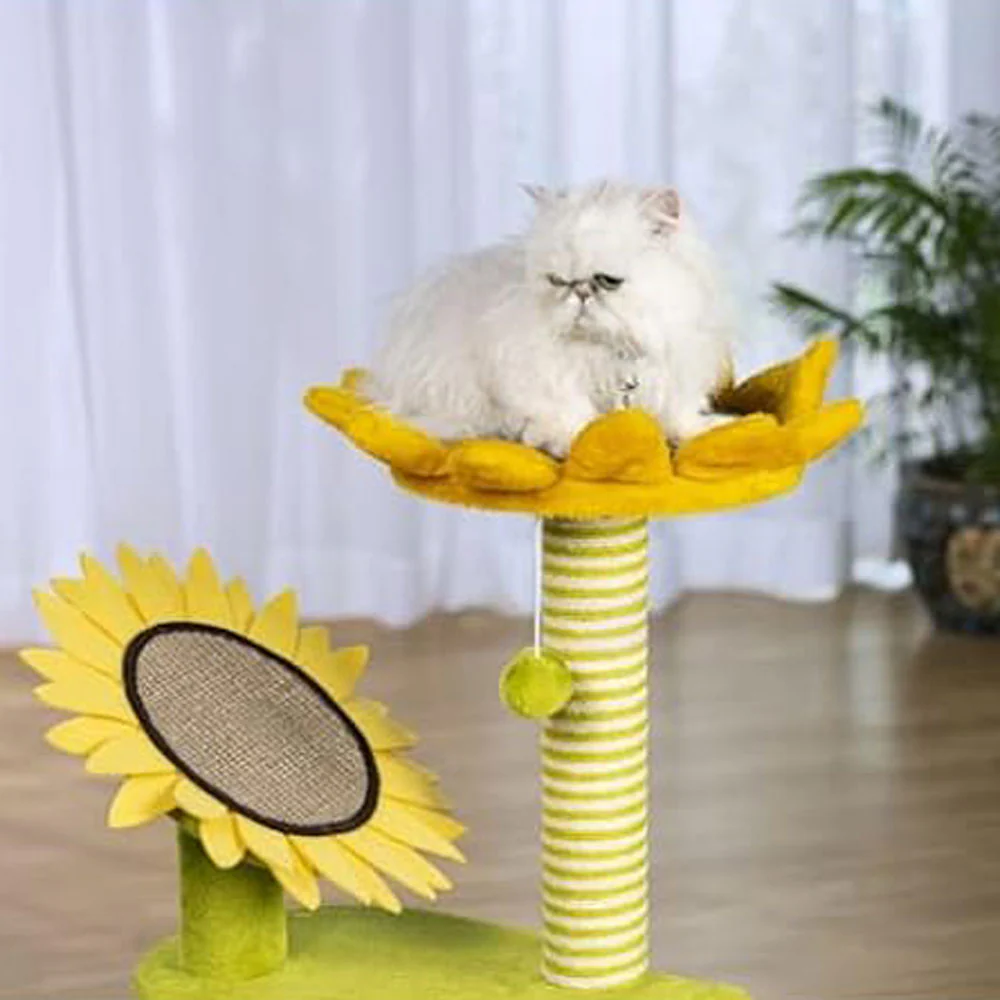 Prevue Pets, Sunflower Playground Cat Scratching Post Tree Activity Center - Image 3