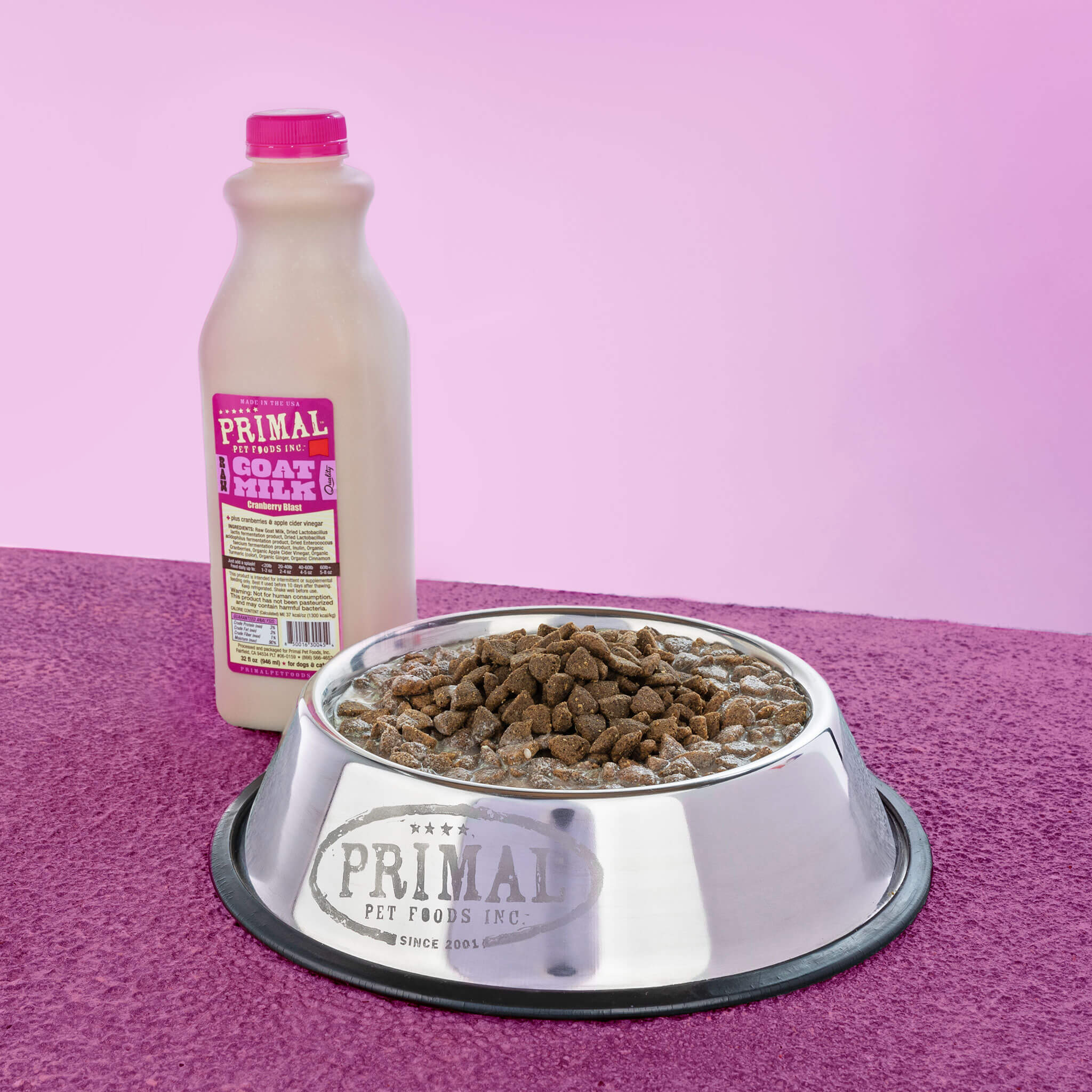 Primal Pet Foods Inc. Goat Milk + Cranberry Blast, 32 oz. - Image 3