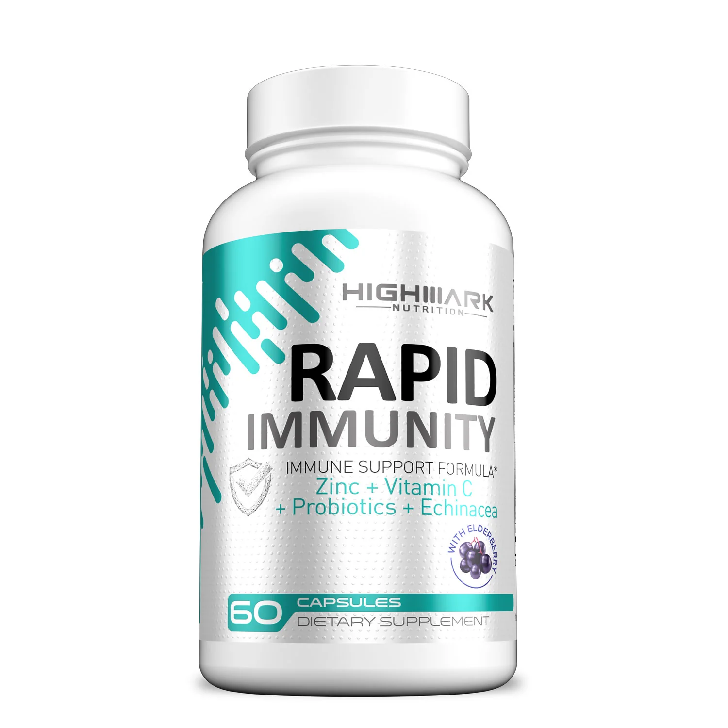 Rapid Immunity Immune Support Formula, with Vitamin C, Zinc & Elderberry