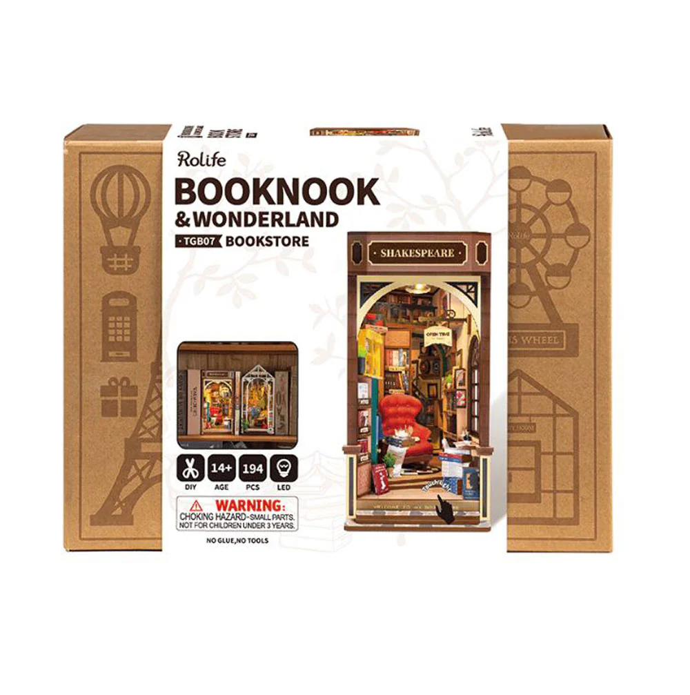 Robotime, Bookstore Book Nook & Wonderland - Image 6