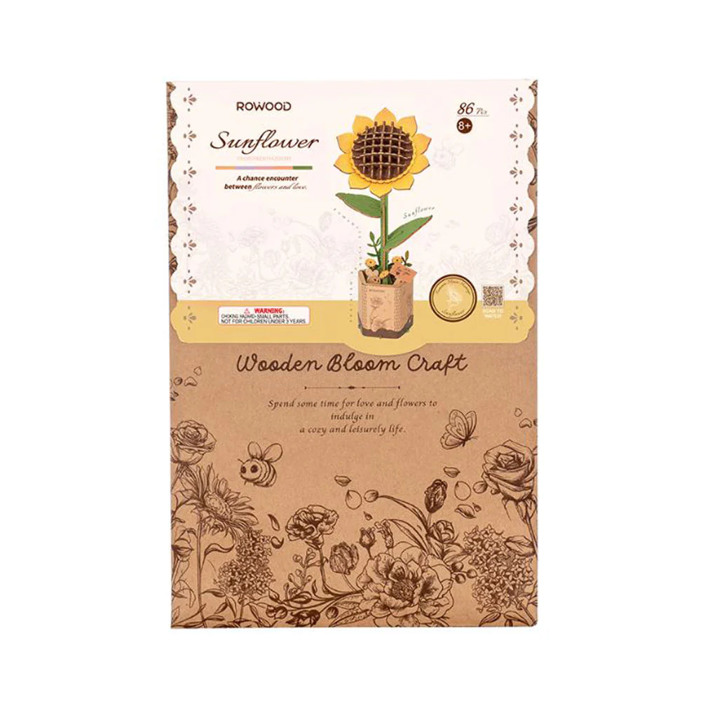Robotime, Sunflower Wood Craft - Image 3