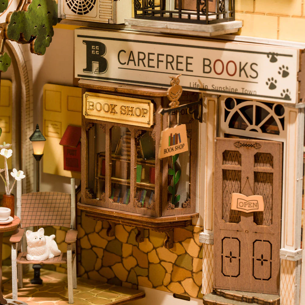 Robotime, Sunshine Town Miniature Book Nook Kit - Image 4