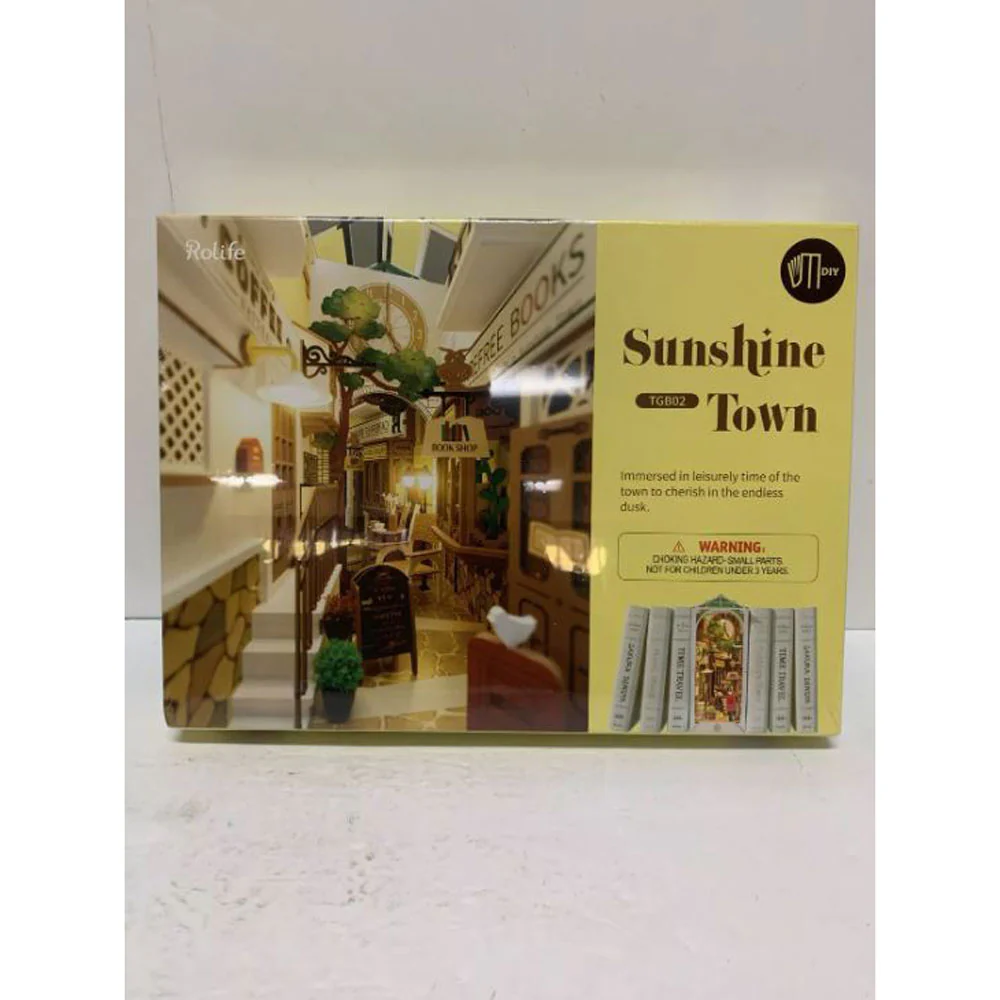 Robotime, Sunshine Town Miniature Book Nook Kit - Image 5