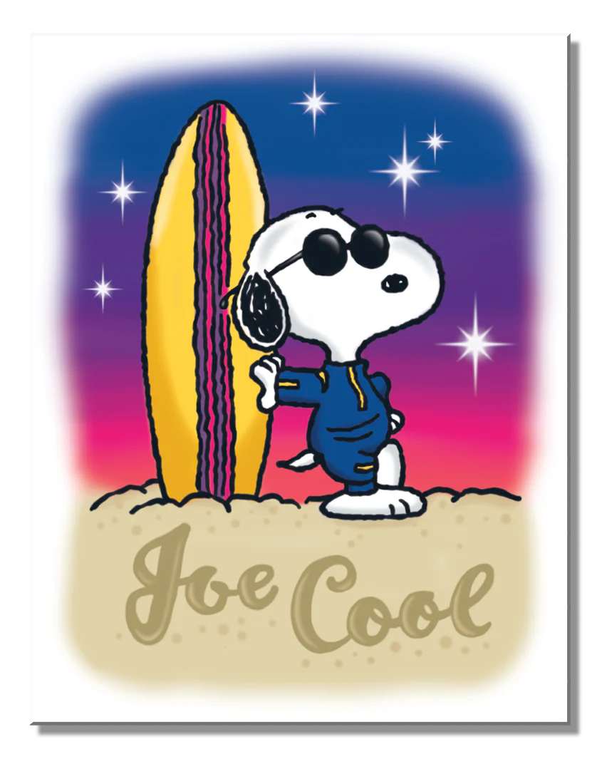 Snoopy Joe Cool - 12.5in x 16in Metal Sign