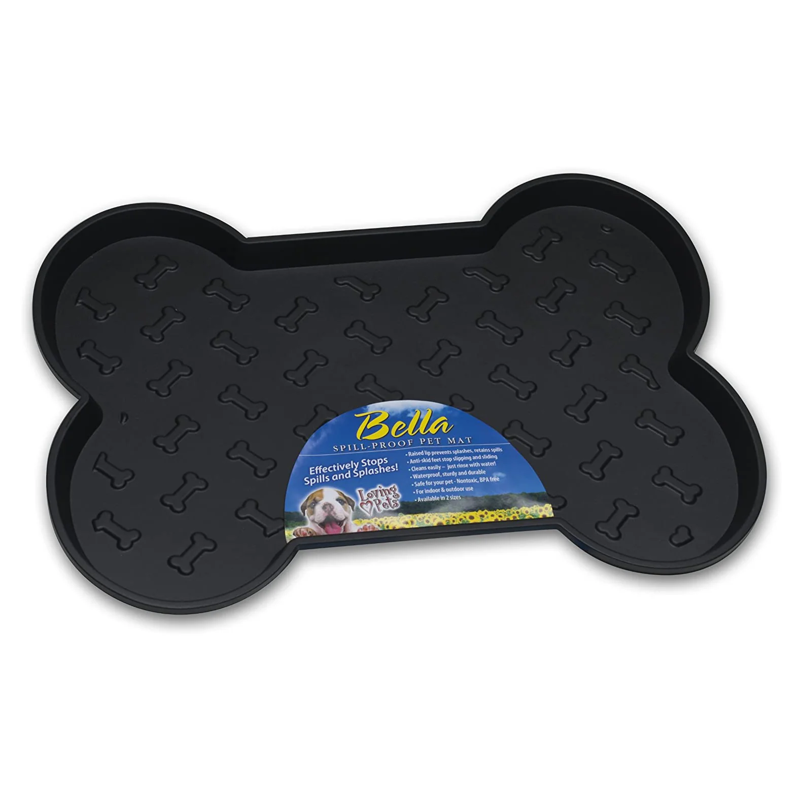 Spill Proof Mat, Large, Black