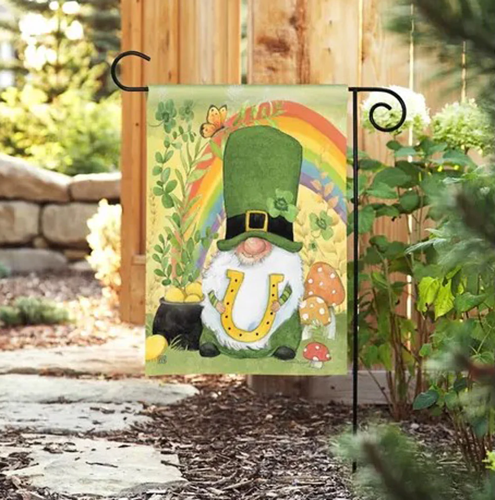Studio M, Lucky Gnome Garden Flag - Image 2