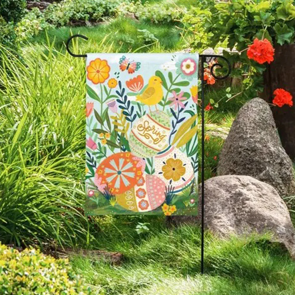 Studio M, Spring Chicken Garden Flag - Image 2