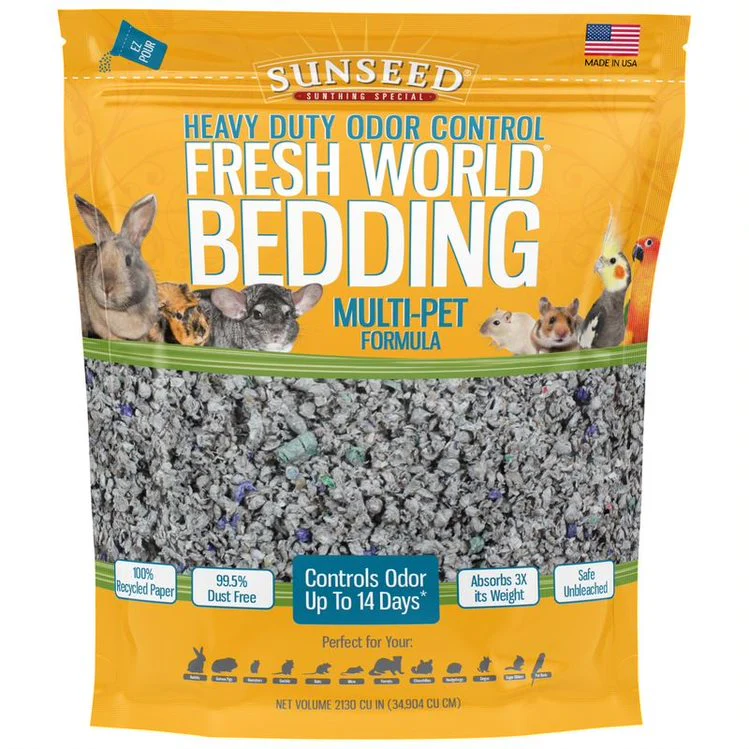 Sunseed Fresh World Multi-Pet Bedding, 2,130 Cu. In.