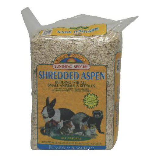 Sunseed Shredded Aspen Bedding, 3200 cu. in.