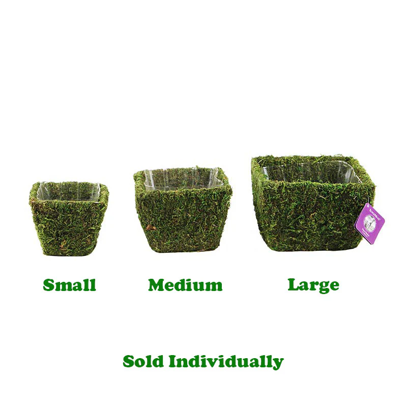 SuperMoss Windsor Deco Basket, Fresh Green, Large