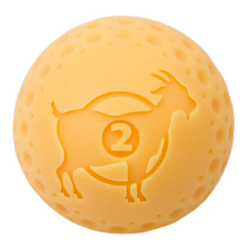Tall Tails, Goat ball, Yellow, 2"