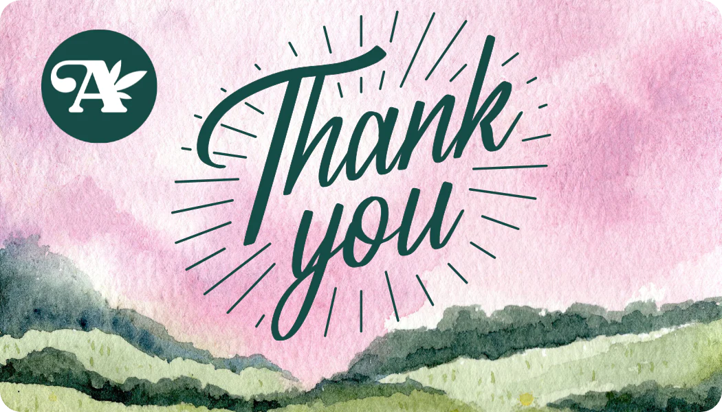 Thank You E-Gift Card
