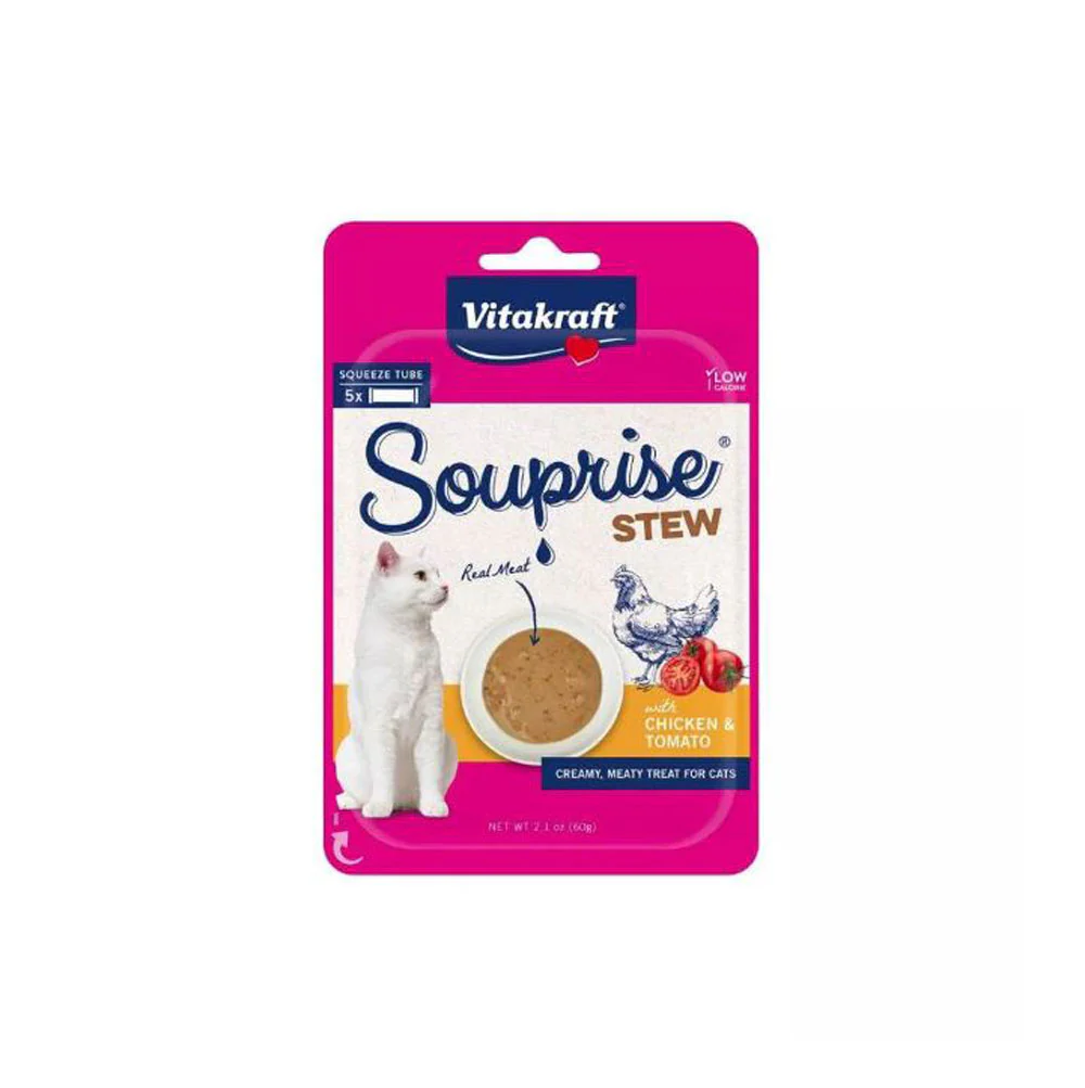 VitaKraft, Surprise Stew Lickable Treat, Chicken & Tomato