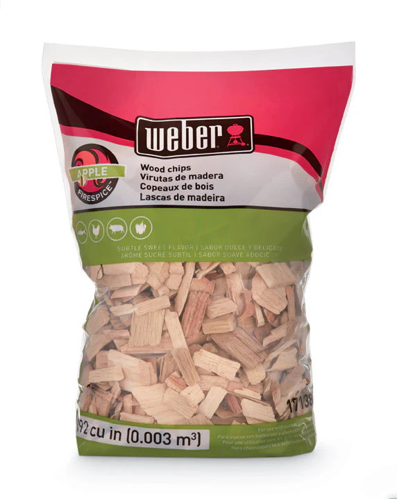 Weber Apple Wood Chips, 2 LB