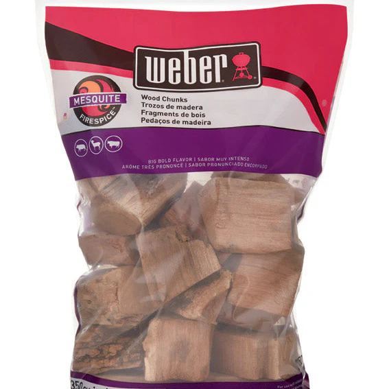 Weber Mesquite Wood Chunks, 4 LB