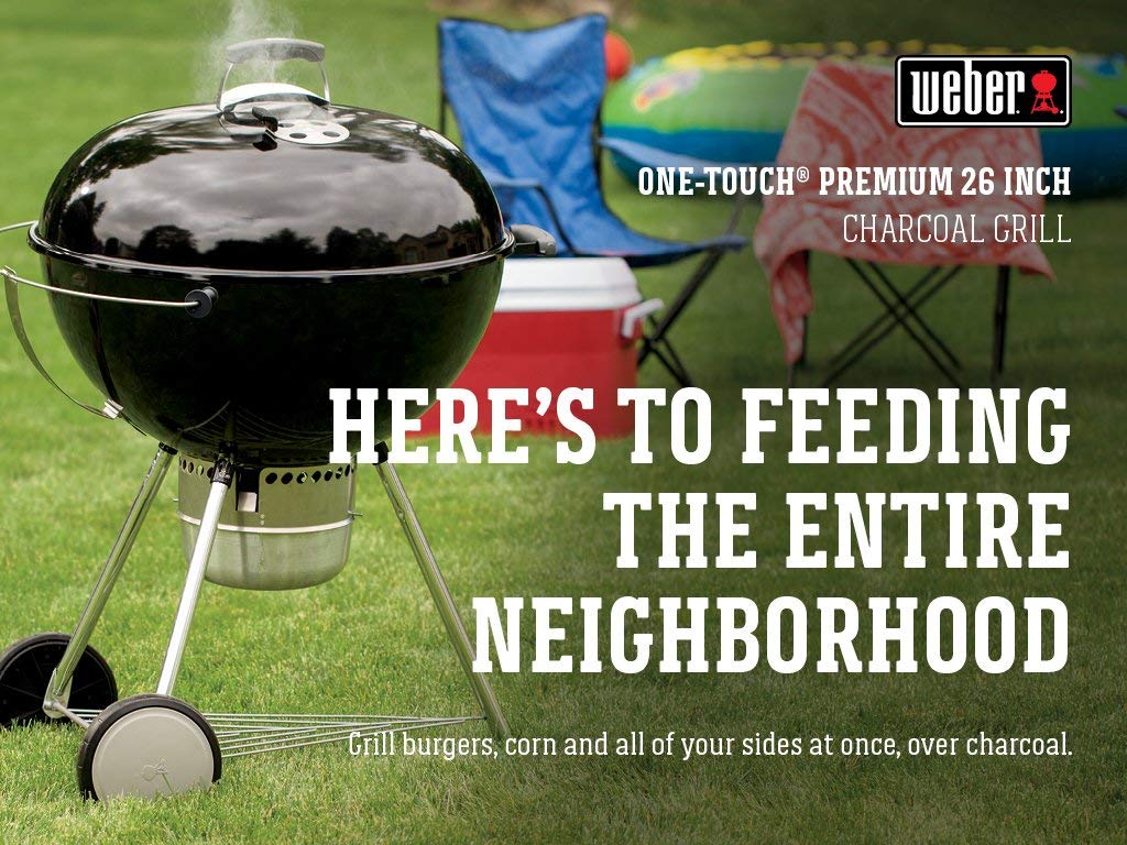 Weber Original Kettle Premium Charcoal Grill, 26", Black - Image 2