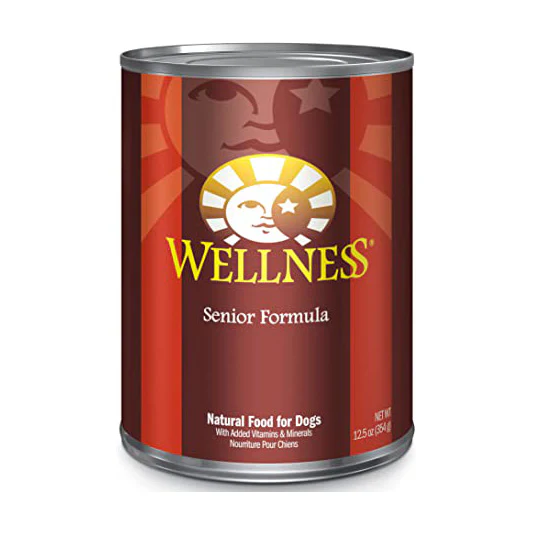 Wellness, Senior Recipe, Canned Dog Food, 12.5 oz