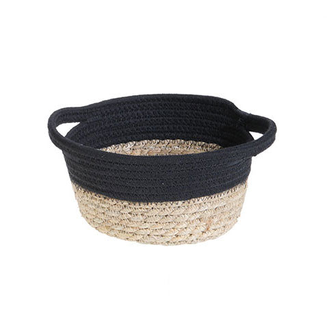 Woven Two Tone Basket, Small