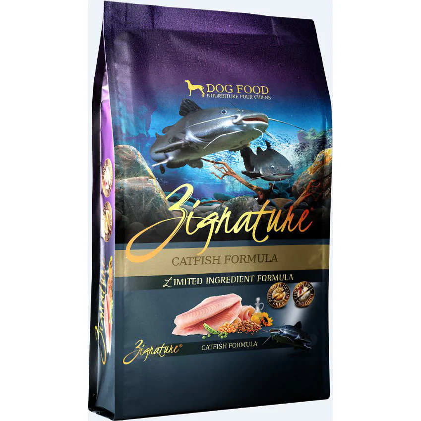 Zignature Catfish Formula Dog Food, 27 LB