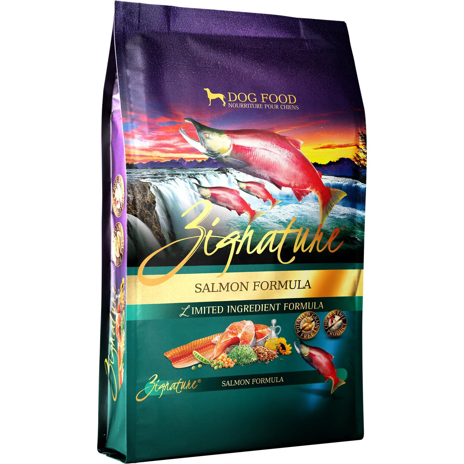 Zignature Salmon Formula Dog Food, 25 lb