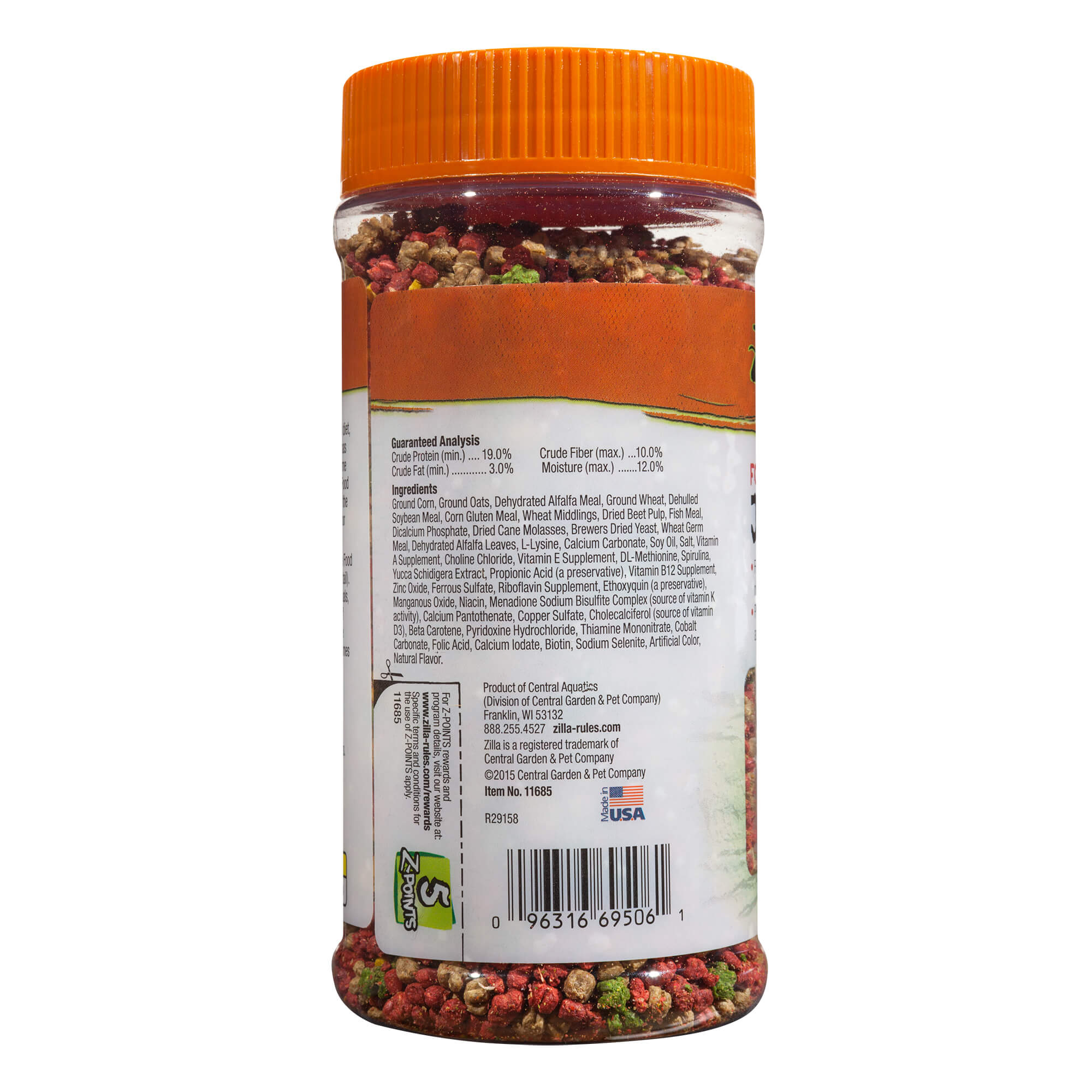 Zilla Juvenile Iguana Extruded Food Pellets, 6.5 oz. - Image 2