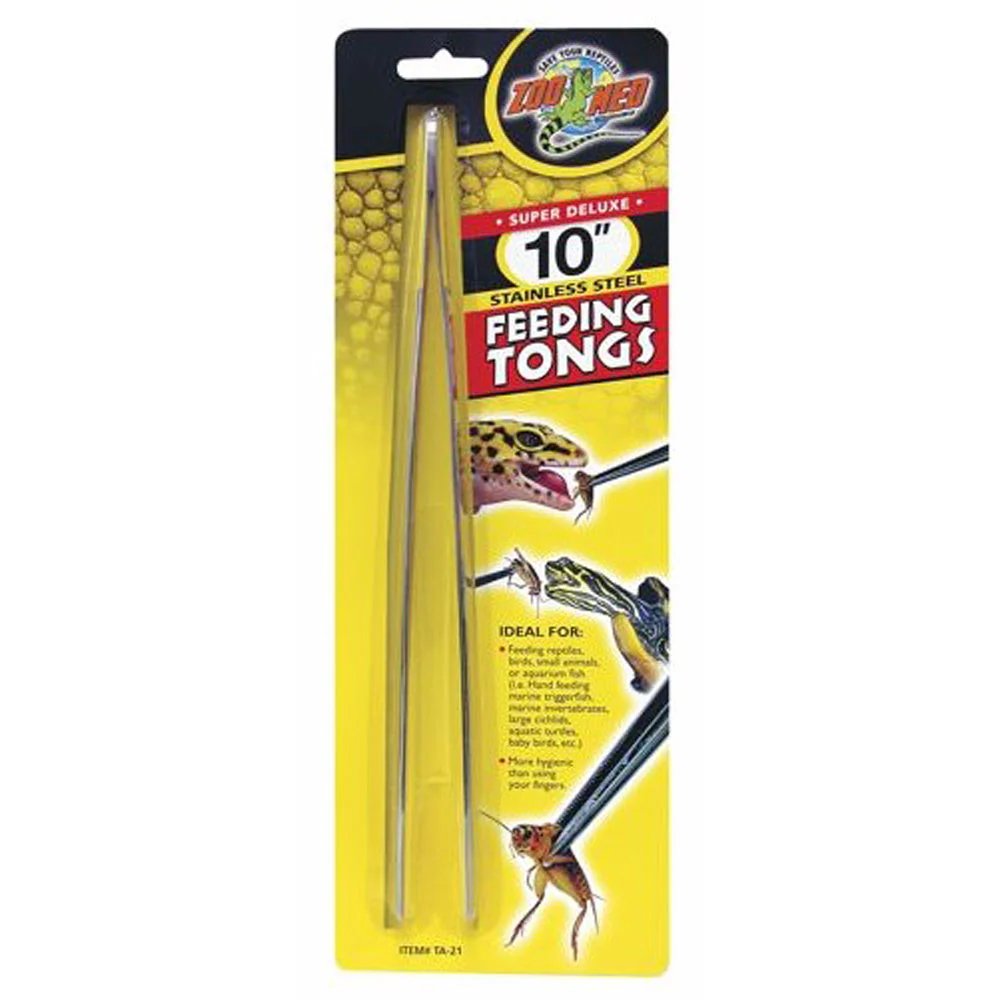 Zoo Med, Feeding Tongs, 10"